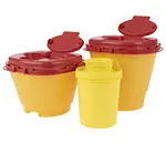 Cannula disposal container