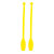 Gymnastic club made of plastic, set of 2, 45 cm