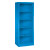 Office bookcase with 4 shelves, H x W x D 195 x 80 x 50 cm