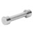 Chrome dumbbell massive, 1 kg, one piece