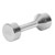Chrome dumbbell massive, 5 kg, one piece