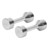 Chrome dumbbell massive, 5 kg, one piece