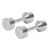 Chrome dumbbell massive, 7 kg, one piece