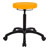 Swivel stool standard with comfort padding and roles