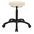 Swivel stool standard with comfort padding and roles