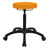 Swivel stool standard with comfort padding and roles