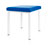stool robusta with cushion, L x B 40 x 40 cm, frame color white
