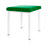 stool robusta with cushion, L x B 40 x 40 cm, frame color white