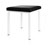 stool robusta with cushion, L x B 40 x 40 cm, frame color white