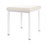 stool robusta with cushion, L x B 40 x 40 cm, frame color white