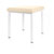 stool robusta with cushion, L x B 40 x 40 cm, frame color white