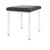 stool robusta with cushion, L x B 40 x 40 cm, frame color white