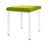 stool robusta with cushion, L x B 40 x 40 cm, frame color white