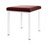 stool robusta with cushion, L x B 40 x 40 cm, frame color white