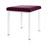stool robusta with cushion, L x B 40 x 40 cm, frame color white