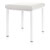 stool robusta with cushion, L x B 40 x 40 cm, frame color white