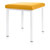 stool robusta with cushion, L x B 40 x 40 cm, frame color white