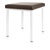 stool robusta with cushion, L x B 40 x 40 cm, frame color white