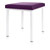 stool robusta with cushion, L x B 40 x 40 cm, frame color white