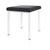 stool robusta with cushion, L x B 40 x 40 cm, frame color white