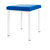 stool robusta with cushion, L x B 40 x 40 cm, frame color white
