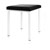 stool robusta with cushion, L x B 40 x 40 cm, frame color white