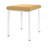 stool robusta with cushion, L x B 40 x 40 cm, frame color white