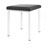 stool robusta with cushion, L x B 40 x 40 cm, frame color white