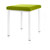 stool robusta with cushion, L x B 40 x 40 cm, frame color white