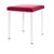 stool robusta with cushion, L x B 40 x 40 cm, frame color white
