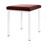 stool robusta with cushion, L x B 40 x 40 cm, frame color white