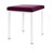 stool robusta with cushion, L x B 40 x 40 cm, frame color white