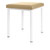 stool robusta with cushion, L x B 40 x 40 cm, frame color white