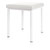 stool robusta with cushion, L x B 40 x 40 cm, frame color white