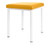 stool robusta with cushion, L x B 40 x 40 cm, frame color white