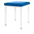 stool robusta with cushion, L x B 40 x 40 cm, frame color white