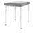 stool robusta with cushion, L x B 40 x 40 cm, frame color white