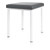stool robusta with cushion, L x B 40 x 40 cm, frame color white