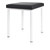 stool robusta with cushion, L x B 40 x 40 cm, frame color white
