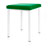 stool robusta with cushion, L x B 40 x 40 cm, frame color white