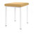 stool robusta with cushion, L x B 40 x 40 cm, frame color white
