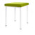 stool robusta with cushion, L x B 40 x 40 cm, frame color white