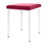 stool robusta with cushion, L x B 40 x 40 cm, frame color white