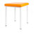 stool robusta with cushion, L x B 40 x 40 cm, frame color white