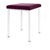 stool robusta with cushion, L x B 40 x 40 cm, frame color white