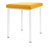 stool robusta with cushion, L x B 40 x 40 cm, frame color white