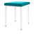 stool robusta with cushion, L x B 40 x 40 cm, frame color white
