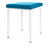 stool robusta with cushion, L x B 40 x 40 cm, frame color white
