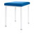 stool robusta with cushion, L x B 40 x 40 cm, frame color white