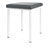 stool robusta with cushion, L x B 40 x 40 cm, frame color white
